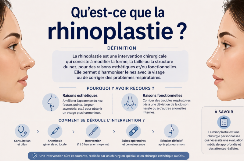 Qu’est-ce que la rhinoplastie ? Définition