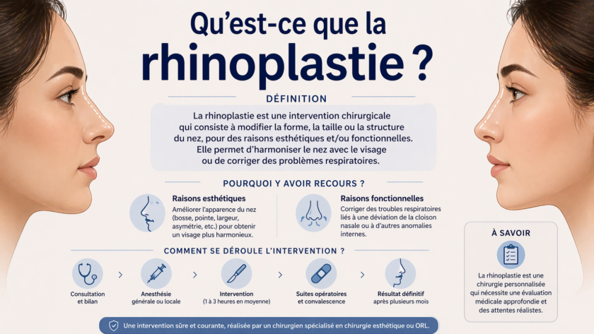 Qu’est-ce que la rhinoplastie ? Définition
