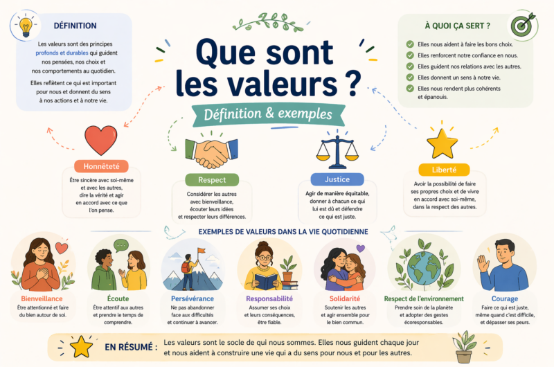 Que sont les valeurs ? Définition & exemples