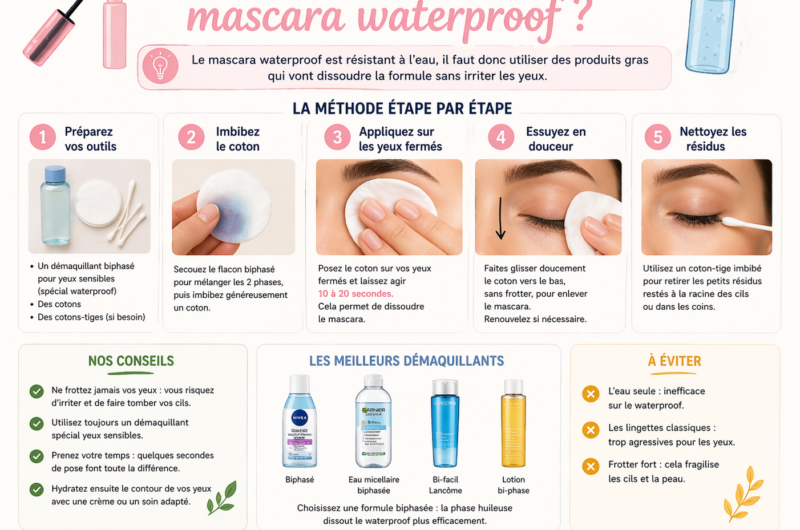 Comment enlever du mascara waterproof ?