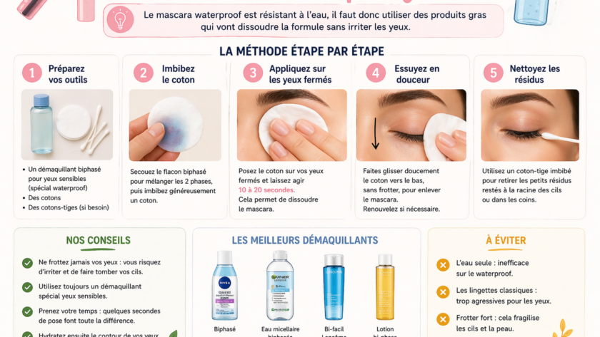 Comment enlever du mascara waterproof ?