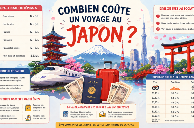 Combien coûte un voyage au Japon ?