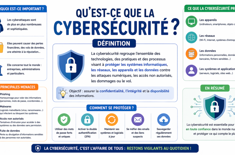 Qu’est-ce que la cybersécurité ? Définition