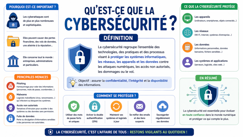 Qu’est-ce que la cybersécurité ? Définition