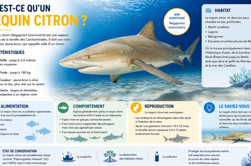 Qu’est-ce qu’un requin citron ?