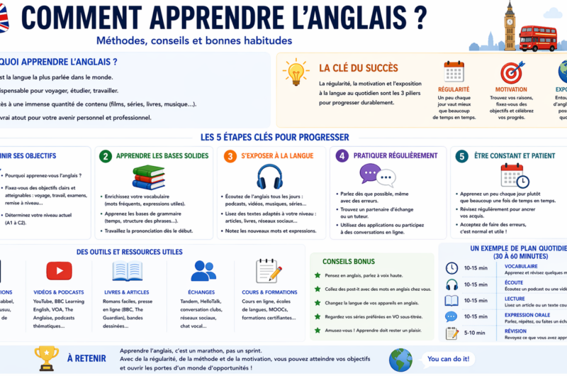 Comment apprendre l’anglais ? Explications