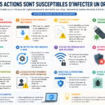 Quelles actions sont susceptibles d’infecter un ordinateur ?