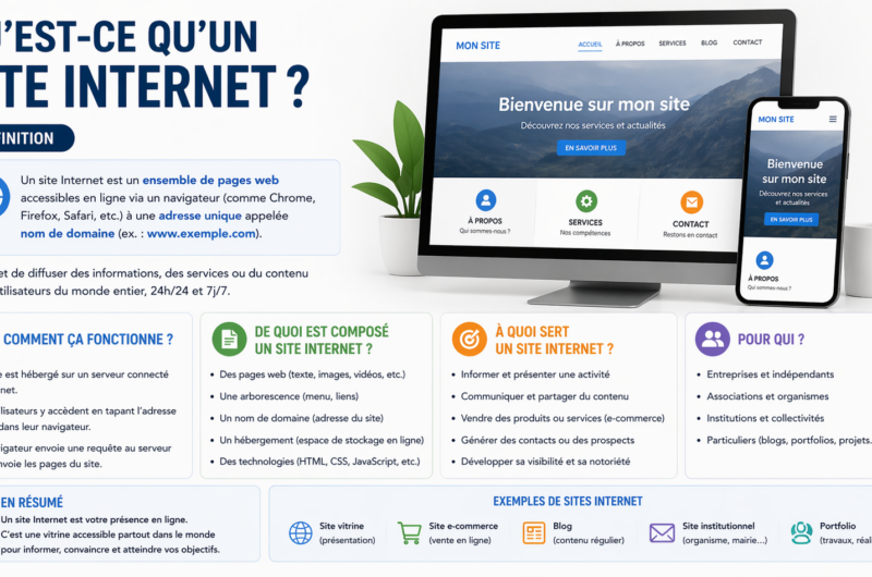Qu’est-ce qu’un site Internet ? Définition