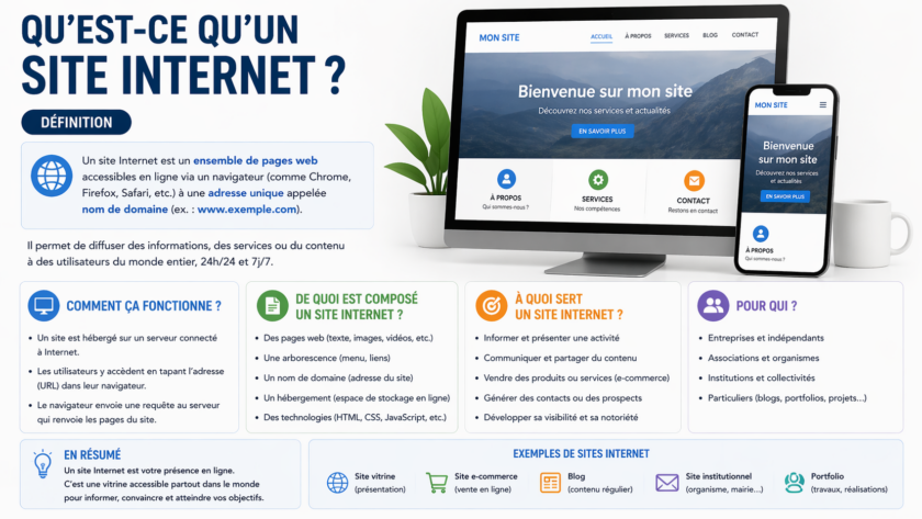 Qu’est-ce qu’un site Internet ? Définition
