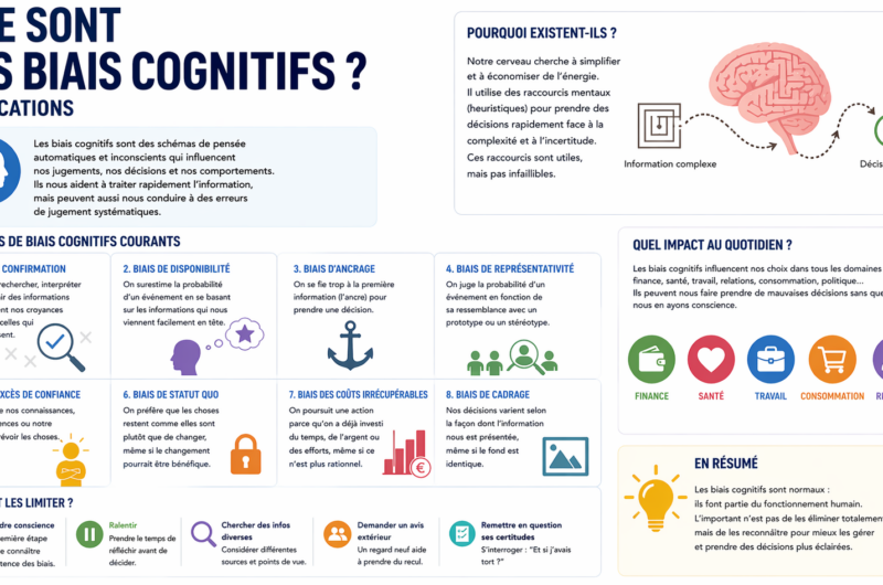 Que sont les biais cognitifs ? Explications