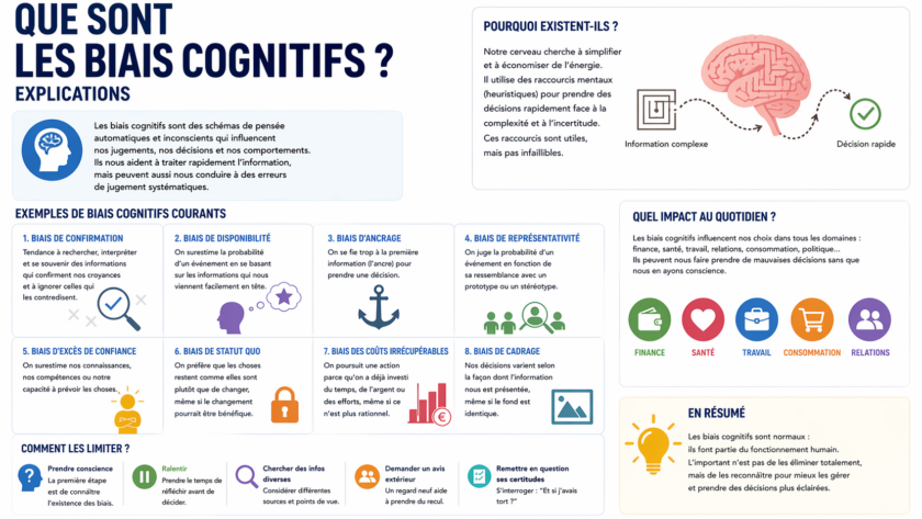 Que sont les biais cognitifs ? Explications