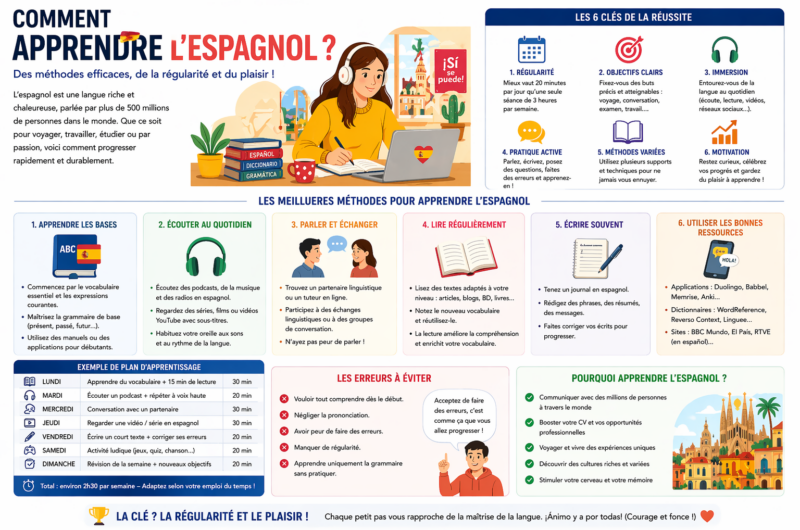 Comment apprendre l’espagnol ?