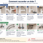 Comment raccorder un évier ?
