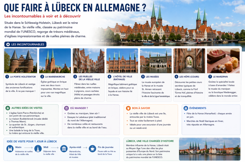 Que faire à Lübeck en Allemagne ? Quoi voir ?