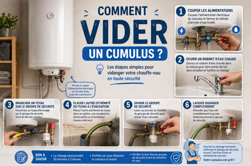 Comment vider un cumulus ?