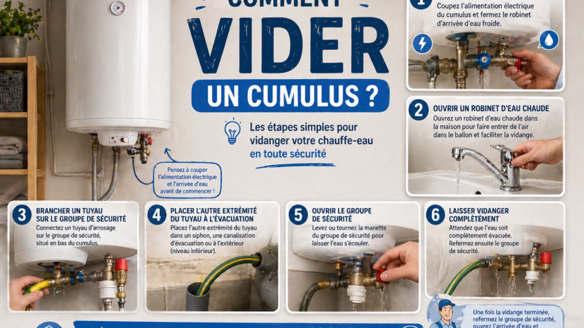 Comment vider un cumulus ?