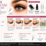 Les cils volume russe : Extensions de cils, étapes de pose