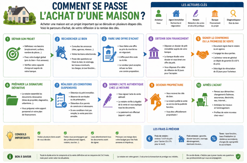 Comment se passe l’achat d’une maison ?