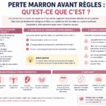 Perte marron avant règles : Qu’est-ce que c’est ?