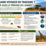 Quand voyager en Tanzanie ? A quelle période de l’année ?