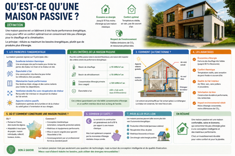 Qu’est-ce qu’une maison passive ? Définition