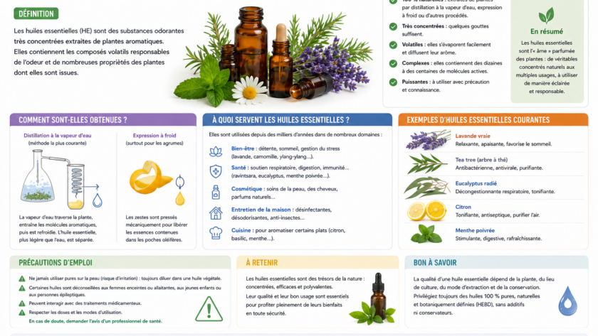 Que sont les huiles essentielles ? Définition
