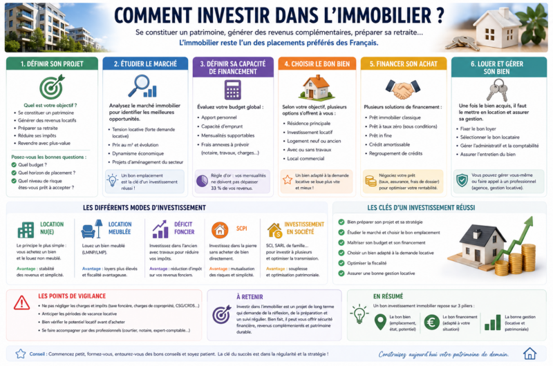 Comment investir dans l’immobilier ?