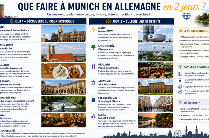 Que faire à Munich en Allemagne en deux jours ?