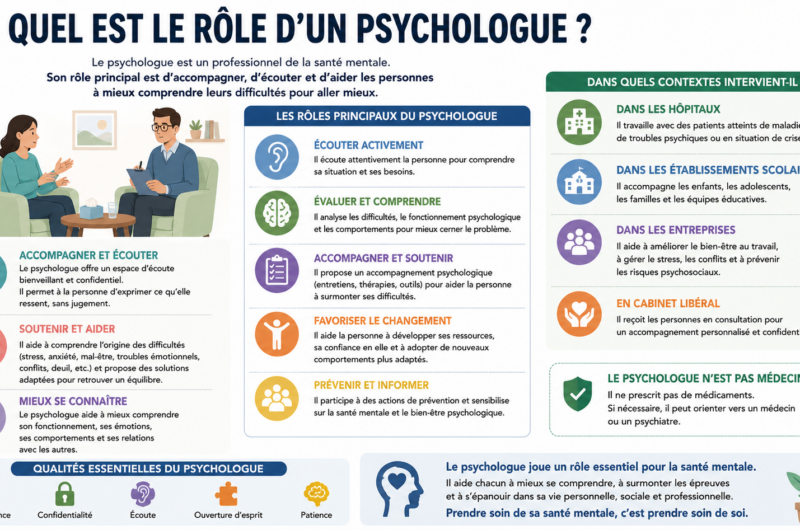 Quel est le rôle d’un psychologue ?