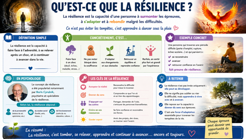 Qu’est-ce que la résilience ? Définition