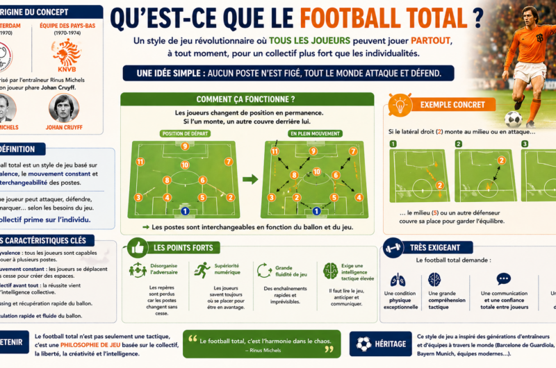 Qu’est-ce que le football total ? Définition