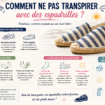 Comment ne pas transpirer avec des espadrilles ?
