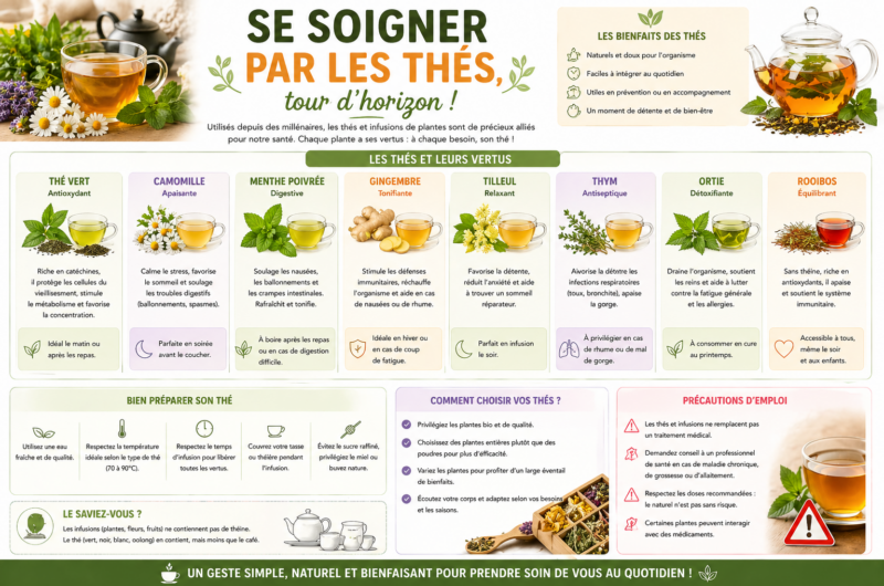 Se soigner par les thés, tour d’horizon !