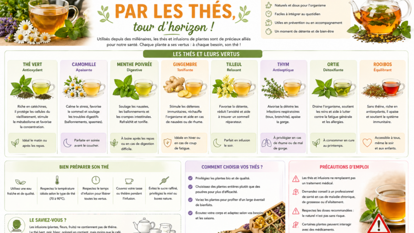 Se soigner par les thés, tour d’horizon !
