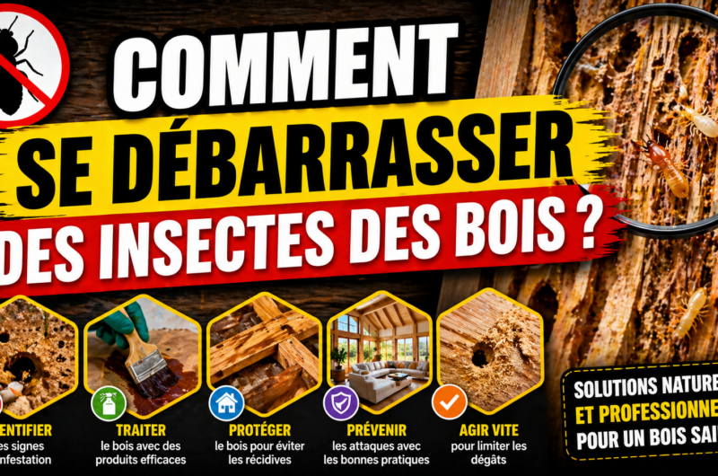 Comment se débarrasser des insectes des bois ?