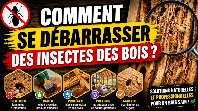 Comment se débarrasser des insectes des bois ?