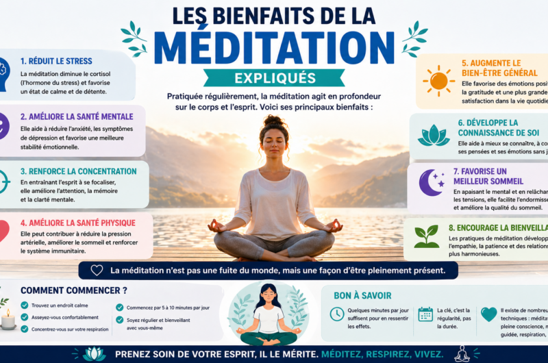 Les bienfaits de la méditation expliqués