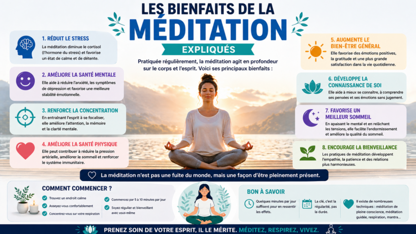 Les bienfaits de la méditation expliqués