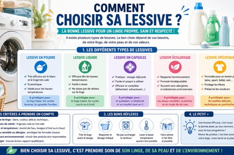 Comment choisir sa lessive ?