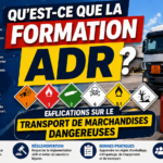 Qu’est-ce que la formation ADR ? Explications sur le transport de marchandises dangereuses