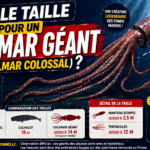 Quelle taille pour un Calamar Géant ? (ou Calmar Colossal)
