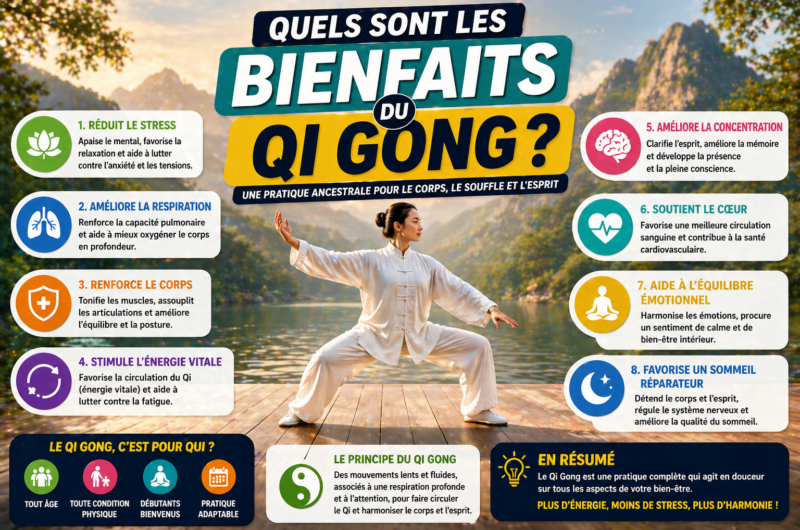 Quels sont les bienfaits du qi gong ?