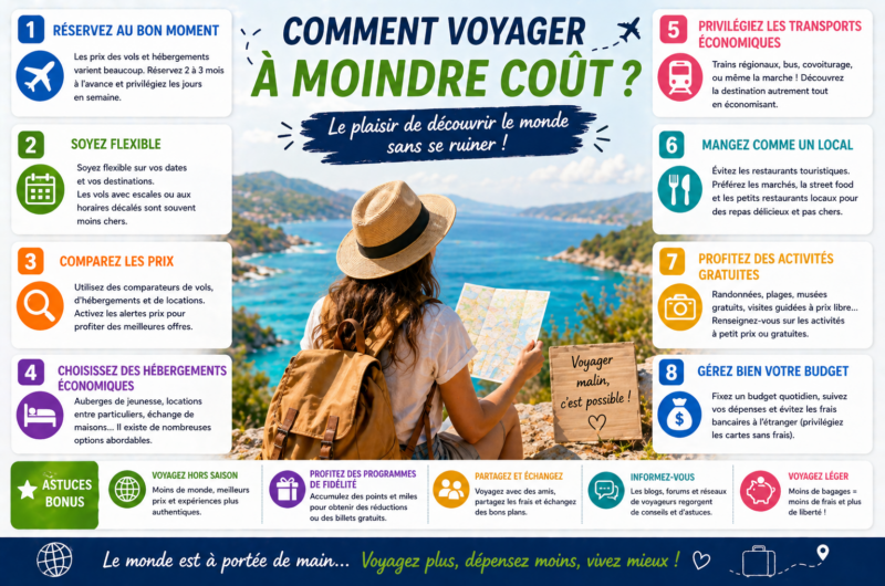 Comment voyager à moindre coût ?