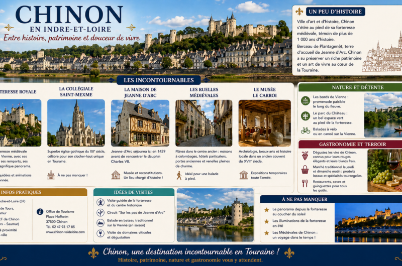 Que voir à Chinon dans l’Indre-et-Loire ?