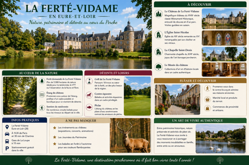 Que faire à La Ferté-Vidame en Eure-et-Loir ? Quoi voir ?