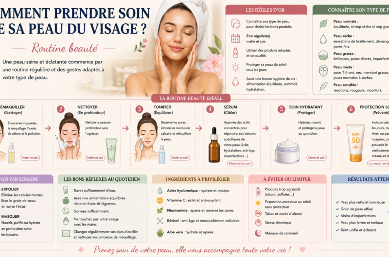 Comment prendre soin de sa peau du visage ? Routine beauté