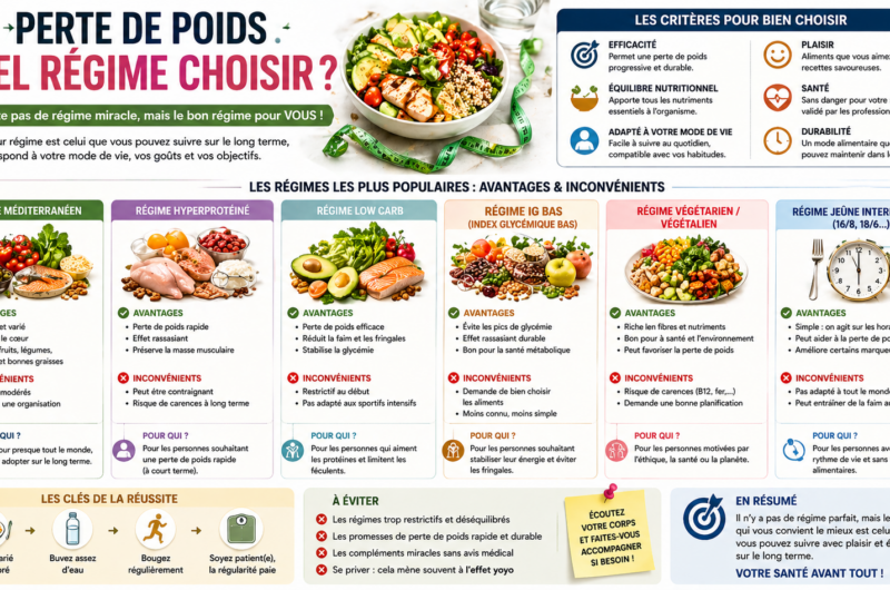 Perte de poids : Quel régime choisir ?