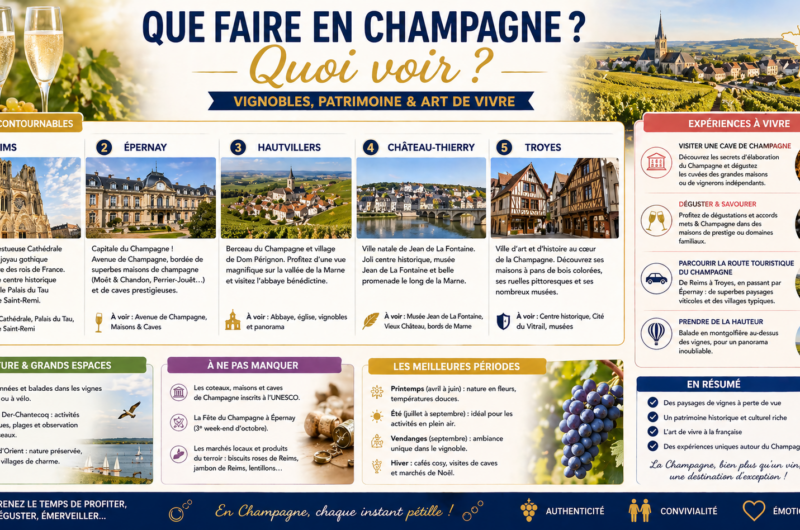 Que faire en Champagne ? Quoi voir ?