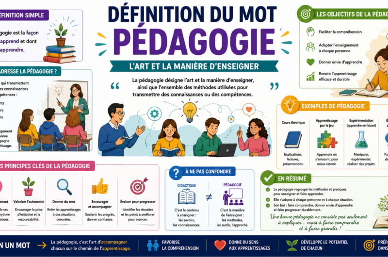 Définition du mot pédagogie