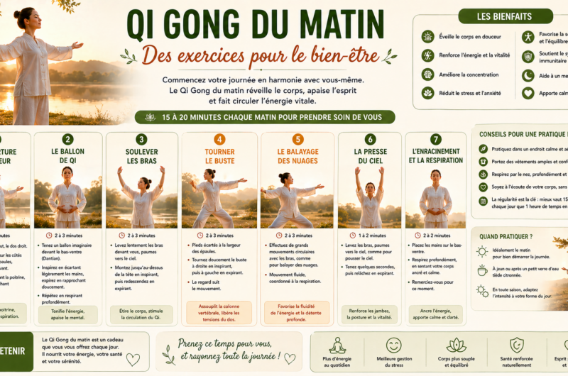 Qi Gong du matin : Des exercices pour le bien-être